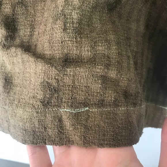 Artisan Dyed Cropped Button Up Blouse - H Look - Picture 6 of 6